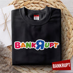 Shirt planet Parody Toys store Bankrupt White R.Blue Red Black Color Design T-shirt Unisex