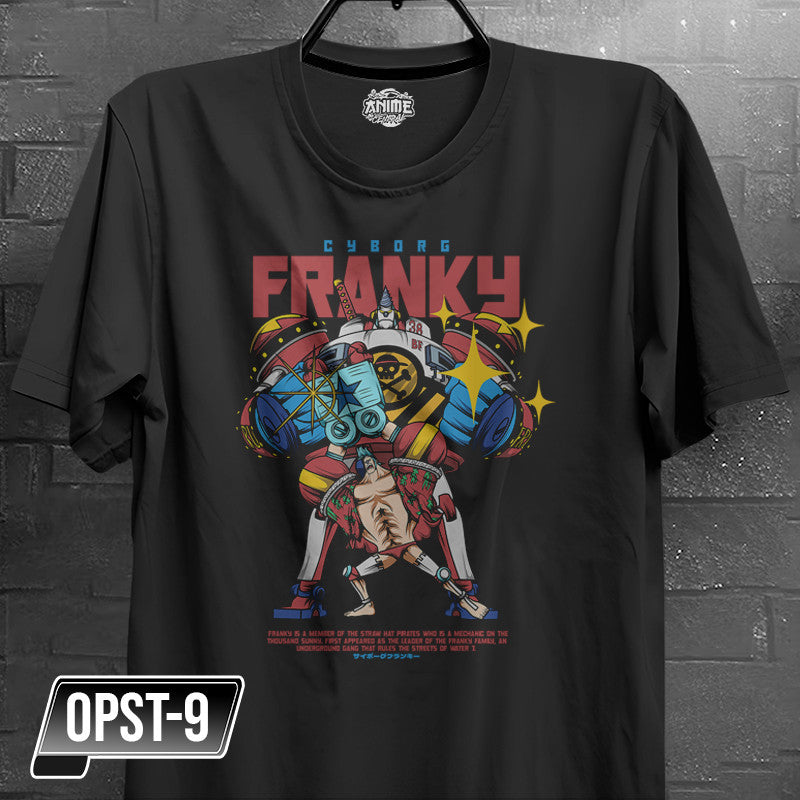 Anime One piece Strawhat Pirate Crew Zoro, Sanji, Usopp, Franky, Chopper Character Design T-shirt