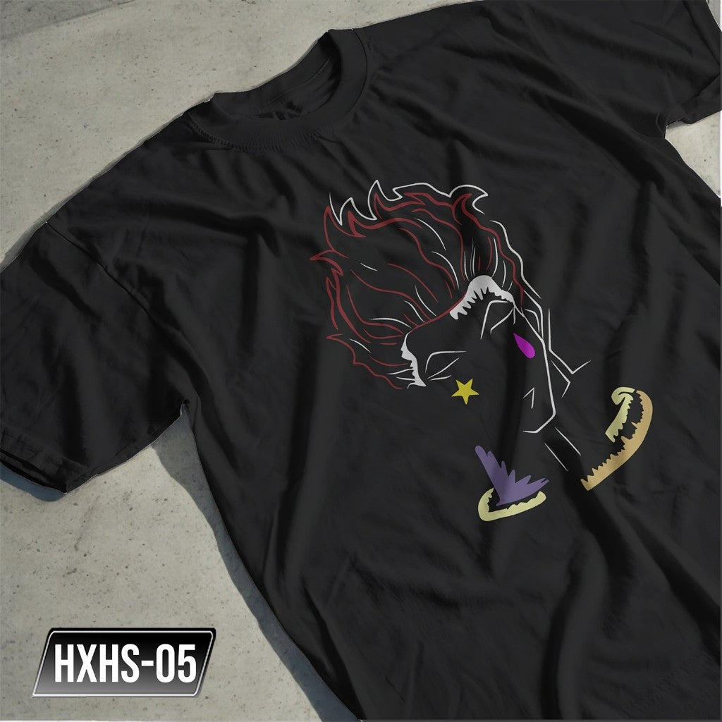 Famous anime Hunter x Hunter Silhoutte Killua, Kurapika,  Gon Character Design T-shirt