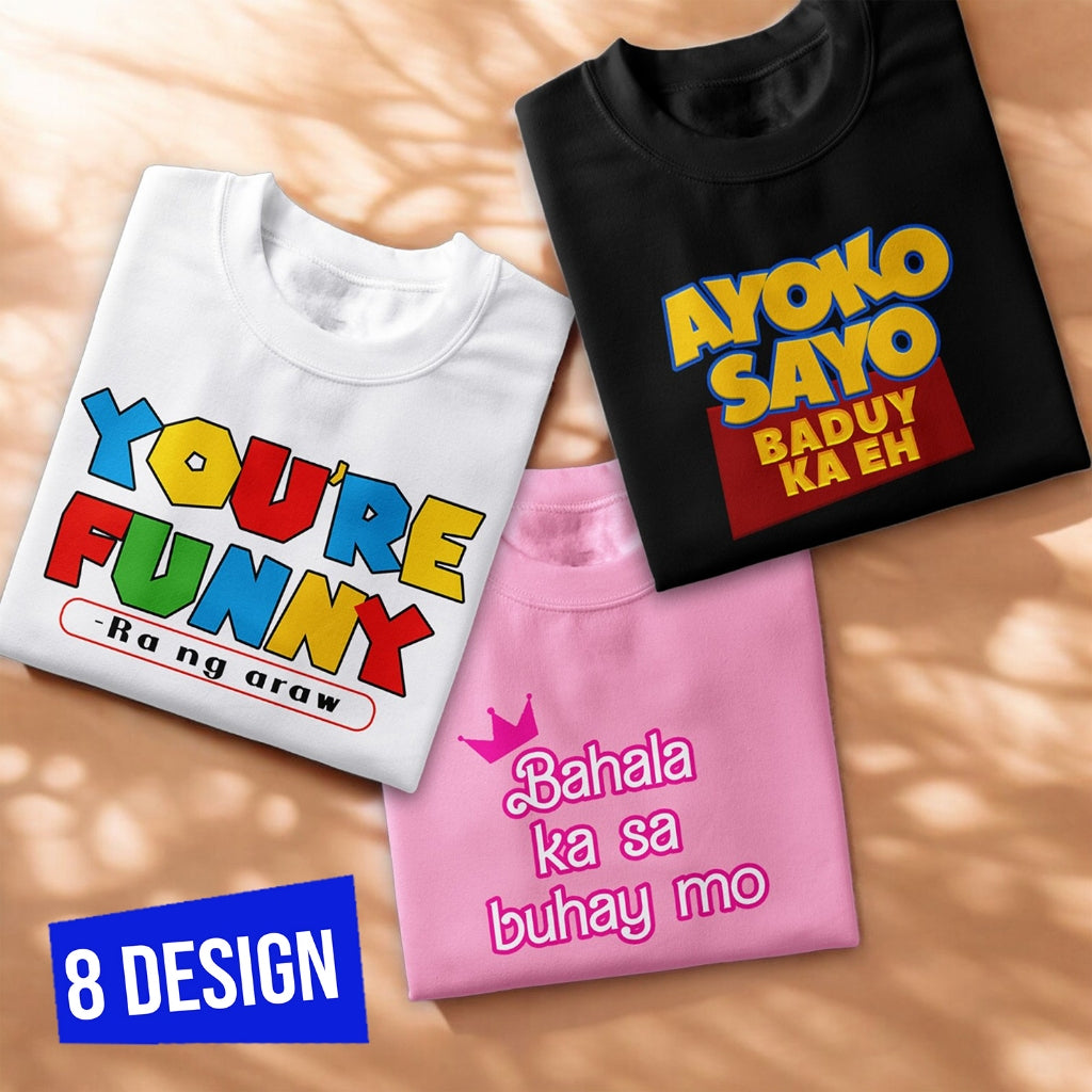 Shirt planet Funny Parody Finding money, Ayoko sayo baduy ka eh Statement Design T-shirt Unisex
