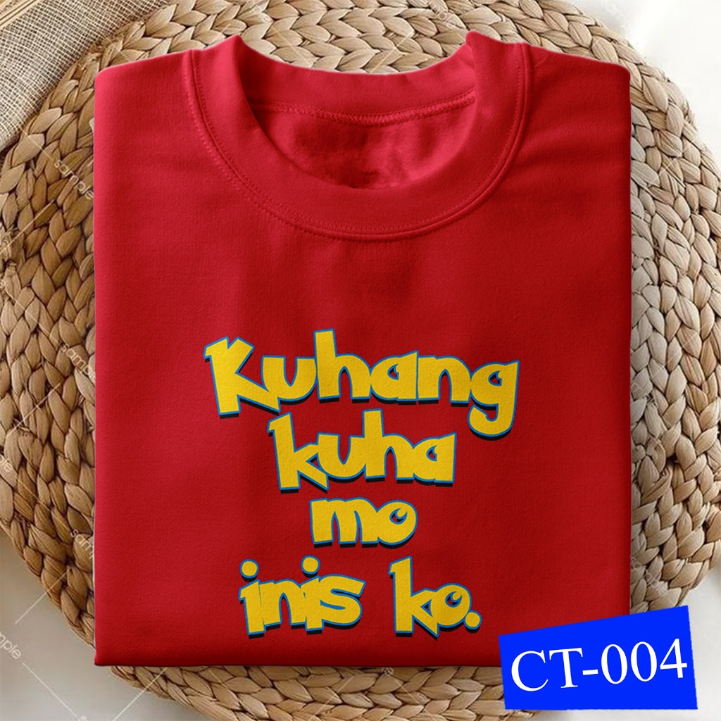 Shirt planet Funny Parody Finding money, Ayoko sayo baduy ka eh Statement Design T-shirt Unisex