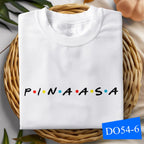 Shirt planet  Friends Funny Parody Kuntento, Iniwan, Pabida, Tanga, Single Statement Design T-shirt