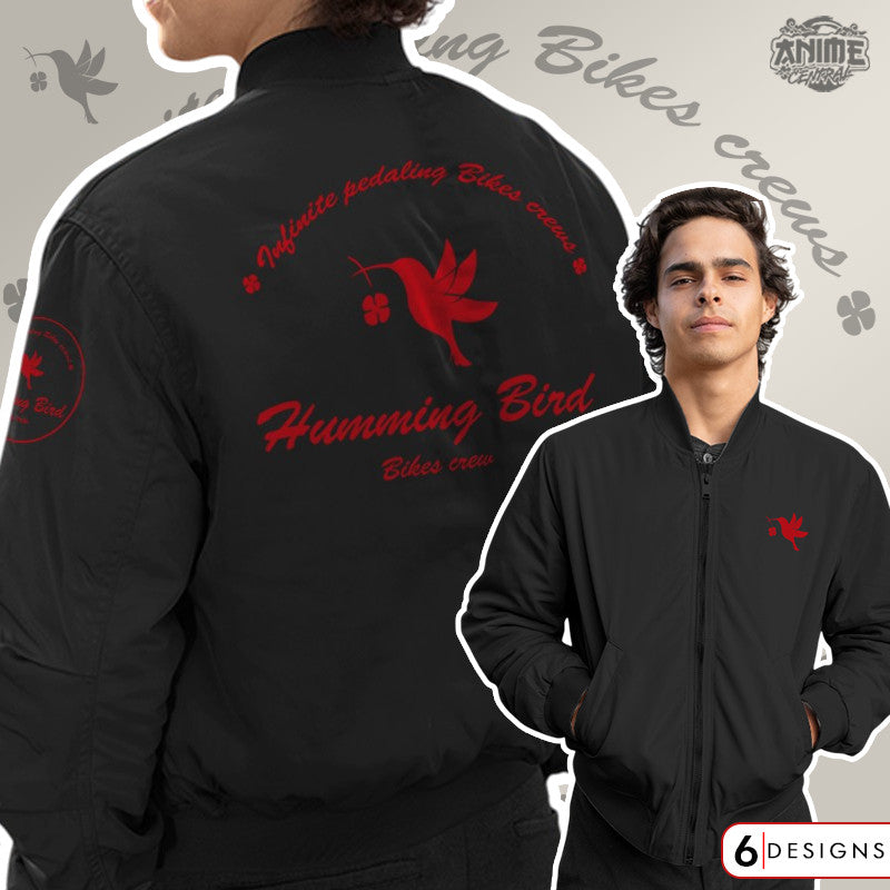 Anime Windbreaker Character Windbreaker jacket Humming bird crew, Kazuma, Light cavalry Design