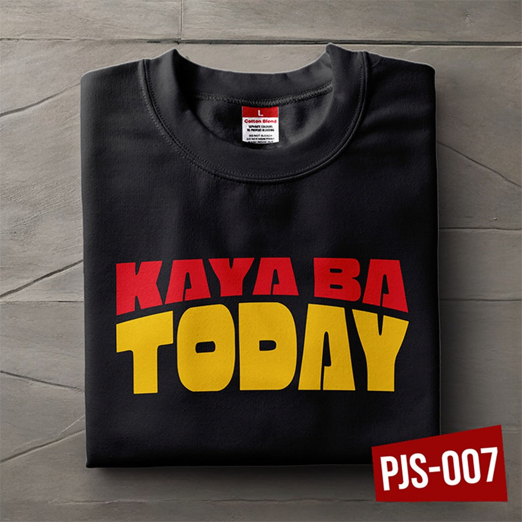 Shirt planet Jeepney parody sign board Kaya ba today Tama na please Mindset ba Design Unisex T-shirt