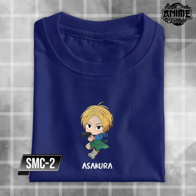 Anime Chibi Sakamoto days Akira, Uzuri, Shishiba, Osaragi, Heisuke, Asakura Character Design T-shirt