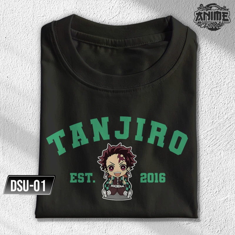 Famous anime Demon Slayer University Tanjiro Zenitsu Inosuke Nezuko Character Design T-shirt Unisex