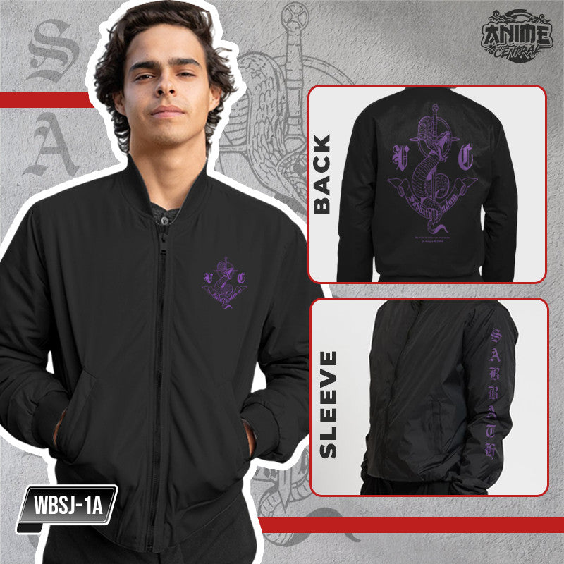 Anime Sabbath Crew Windbreaker Team Windbreaker Jacket Wooin, Joker, Hyuk, Vinny Character Design
