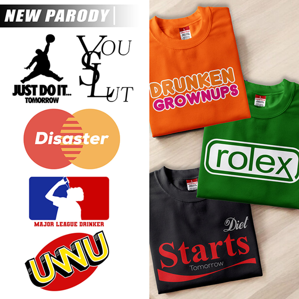 Shirt planet New parody Drunken grownups Diet starts tomorrow Disaster Uwu Design T-shirt