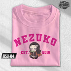 Famous anime Demon Slayer University Tanjiro Zenitsu Inosuke Nezuko Character Design T-shirt Unisex