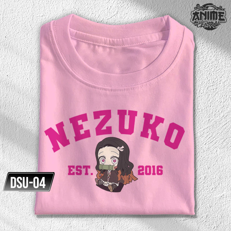 Famous anime Demon Slayer University Tanjiro Zenitsu Inosuke Nezuko Character Design T-shirt Unisex