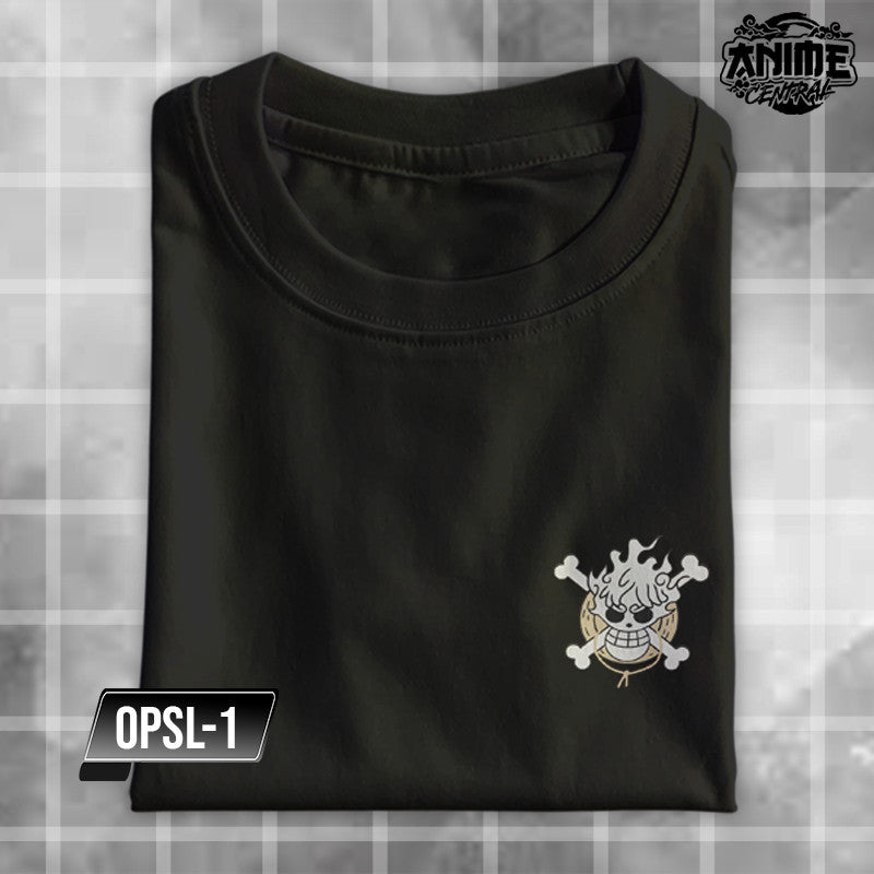 Embroidery Anime One piece Character logo Luffy, Chopper, Zoro, Sanji, Robin Design T-shirt Unisex