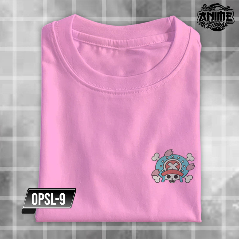 Embroidery Anime One piece Character logo Luffy, Chopper, Zoro, Sanji, Robin Design T-shirt Unisex