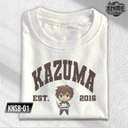 Anime Famous Konosuba  Kazuma, Megumin, Aqua, Darkness Character Design T-shirt Unisex