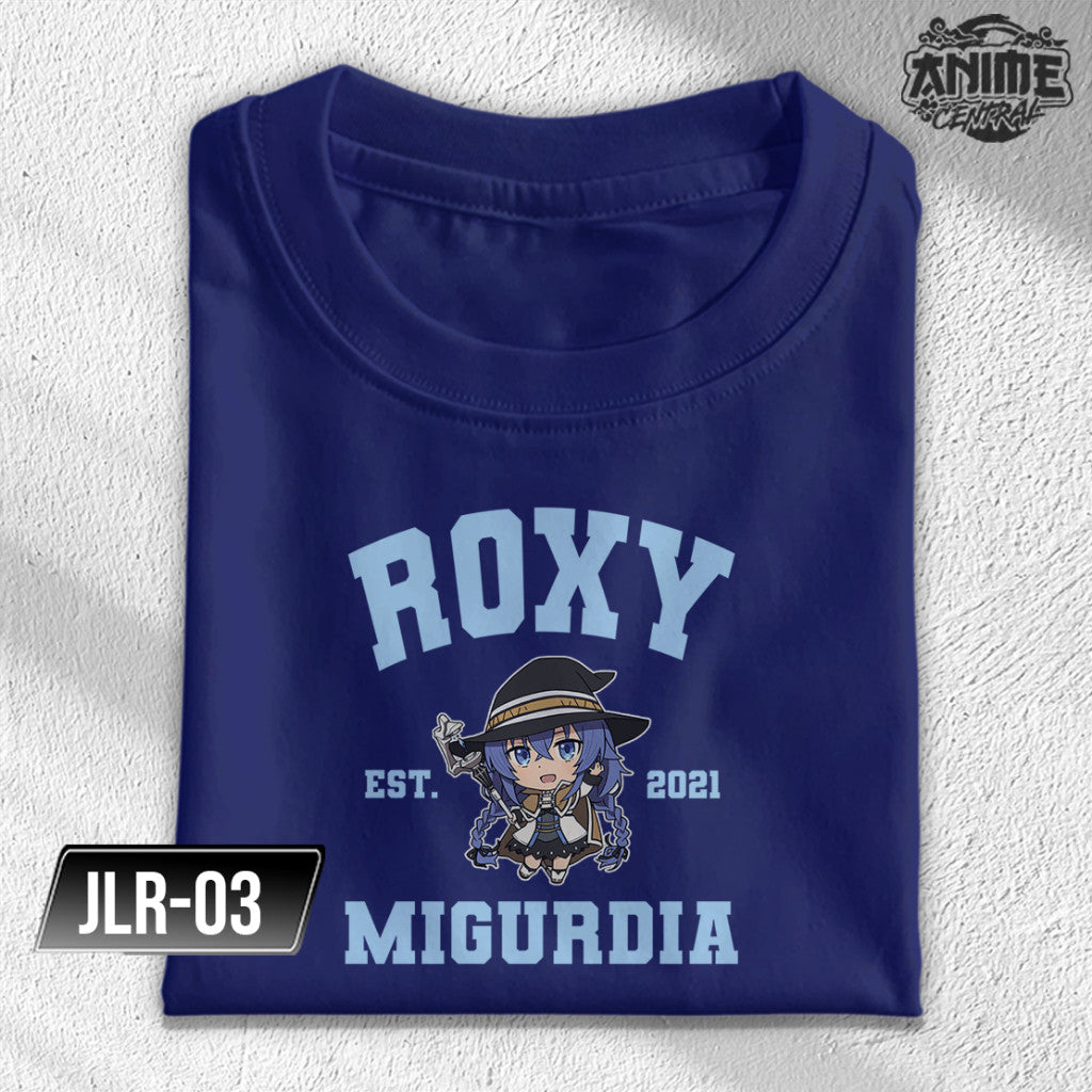 Famous Anime Jobless Reincarnation Eris, Roxy, Rudeus, Slyphiette Character Design T-shirt Unisex