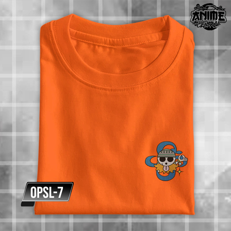 Embroidery Anime One piece Character logo Luffy, Chopper, Zoro, Sanji, Robin Design T-shirt Unisex