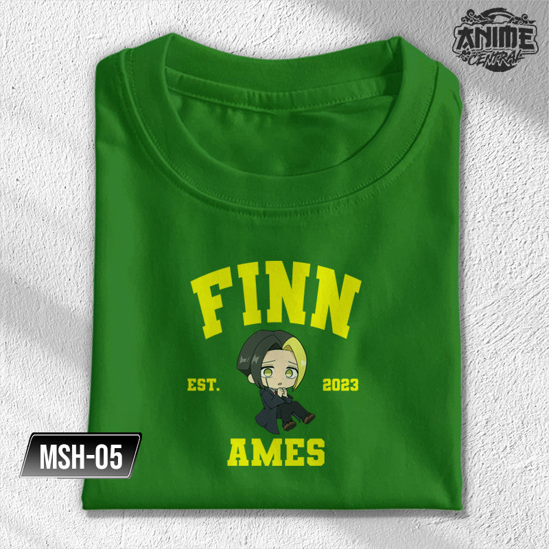 Anime Mashle Magic and Muscles Mash Burnedead, Lance Crown, Dot Barrett Character Design T-shirt