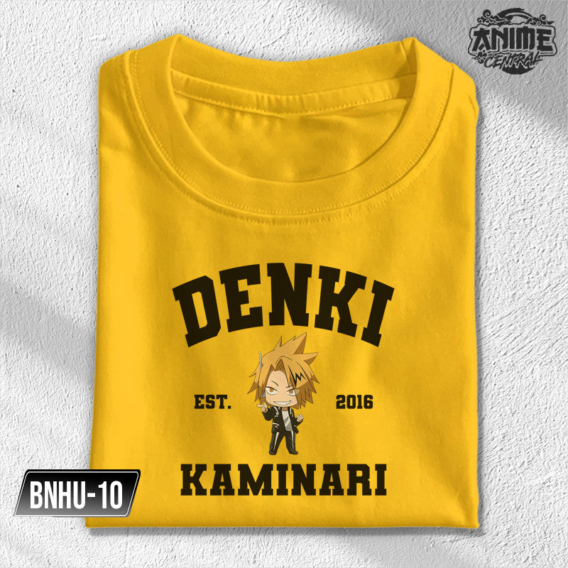 Anime My hero academia University theme Shoto, Izuku, Katsuki, Momo,Ochaco Character Design T-shirt