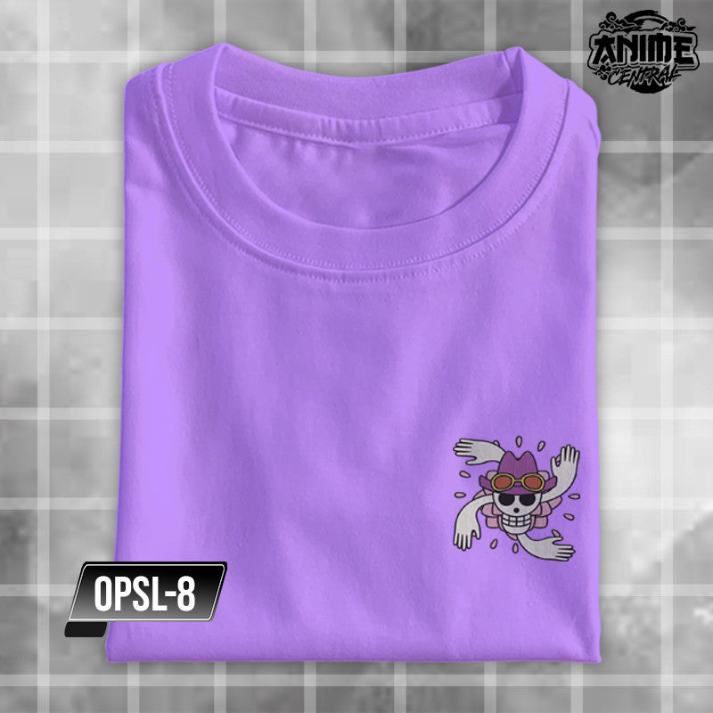 Embroidery Anime One piece Character logo Luffy, Chopper, Zoro, Sanji, Robin Design T-shirt Unisex