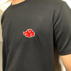 Embroidery Famous Anime Naruto Character Logo Design T-shirt Unisex High quality