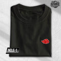 Embroidery Famous Anime Naruto Character Logo Design T-shirt Unisex High quality