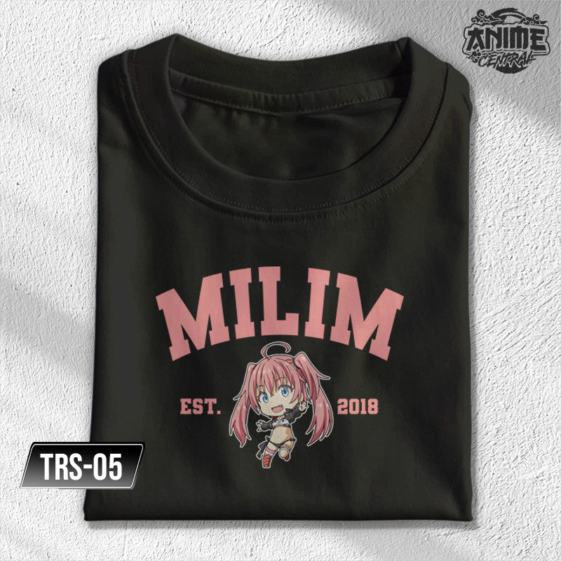 Anime That time I reincarnated as Slime Rimuru, Shion, Gobta, Shuna, Milim Character Design T-shirt