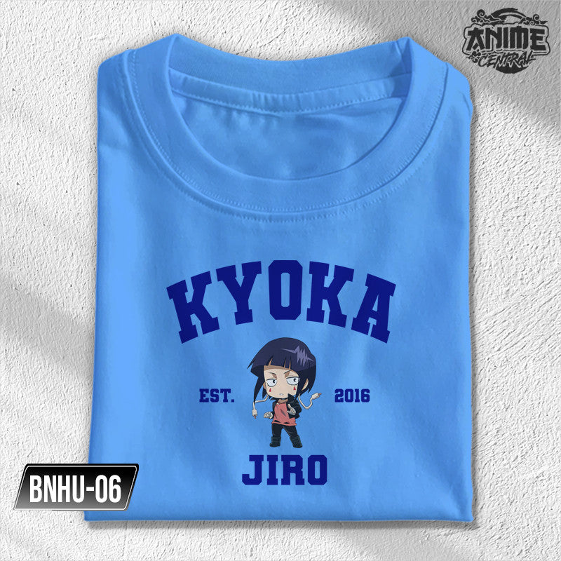 Anime My hero academia University theme Shoto, Izuku, Katsuki, Momo,Ochaco Character Design T-shirt