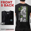 Anime Demon Slayer Wind Hashira Sanemi Shinazugawa   Embroidery T-shirt Unisex High quality