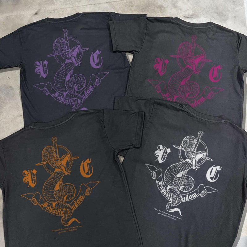 Anime Sabbath Crew Windbreaker Team Wooin, Joker, Hyuk, Vinny Character Design T-shirt Unisex