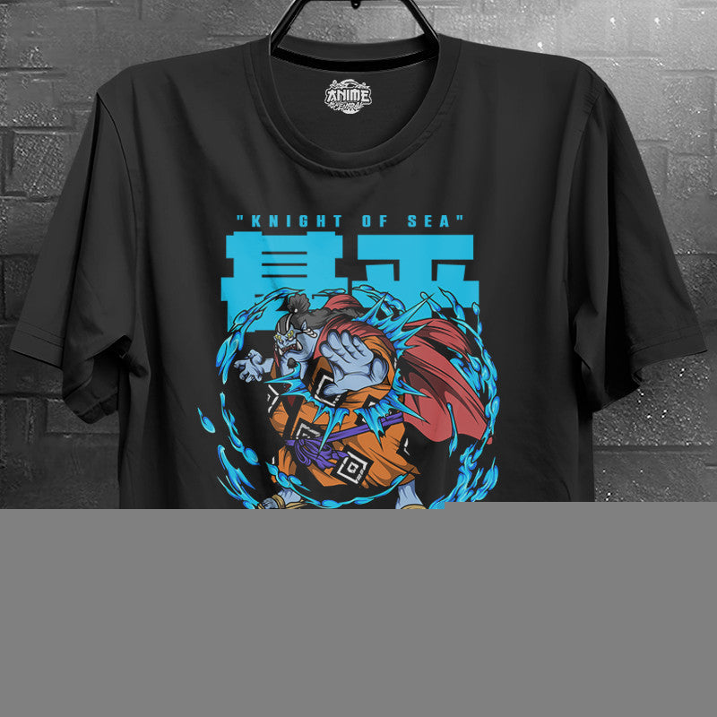 Anime One piece Strawhat Pirate Crew Zoro, Sanji, Usopp, Franky, Chopper Character Design T-shirt