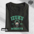 Anime My hero academia University theme Shoto, Izuku, Katsuki, Momo,Ochaco Character Design T-shirt