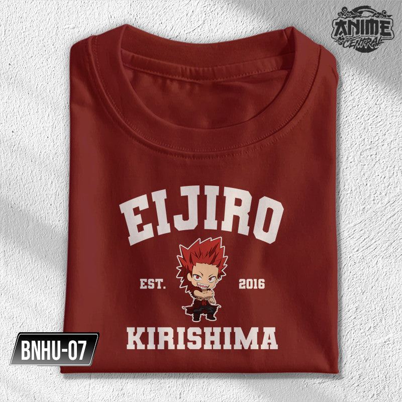 Anime My hero academia University theme Shoto, Izuku, Katsuki, Momo,Ochaco Character Design T-shirt