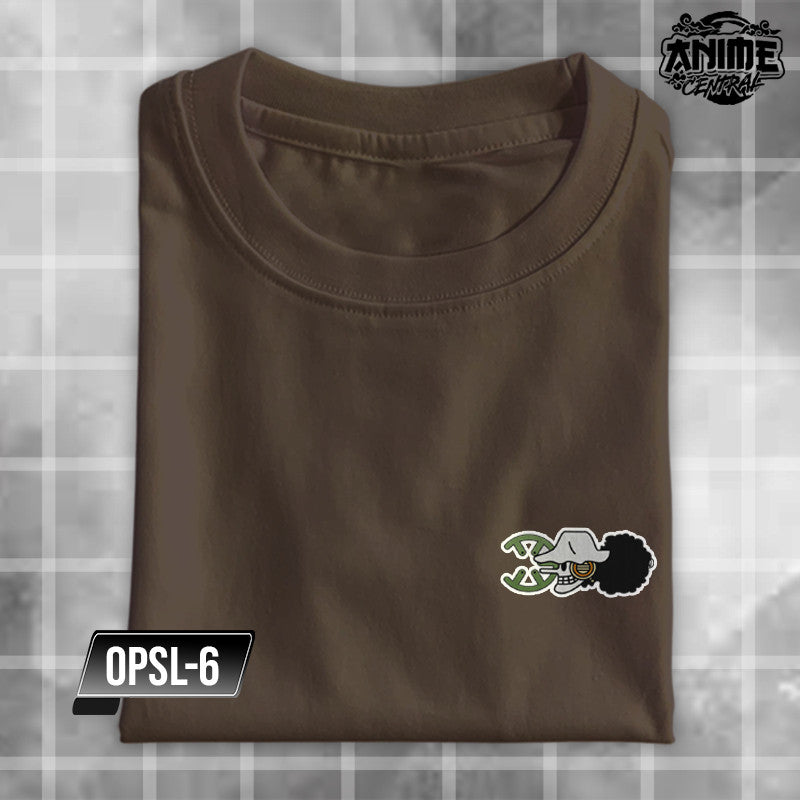 Embroidery Anime One piece Character logo Luffy, Chopper, Zoro, Sanji, Robin Design T-shirt Unisex