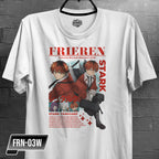 Anime Frieren, Fern,  Himmel,  Heiter,  Stark,  Eisen Character Design T-shirt Unisex High quality