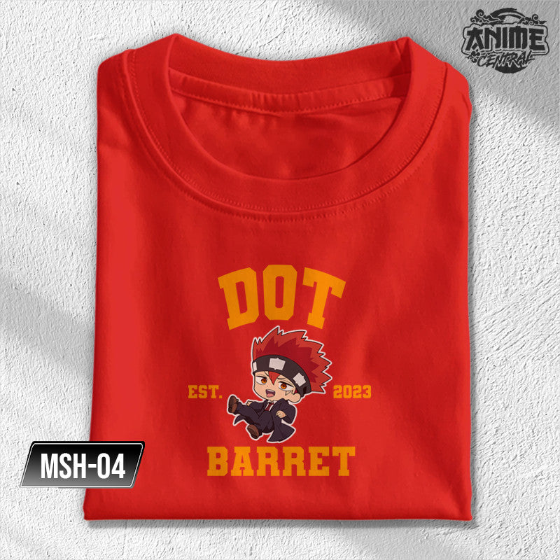 Anime Mashle Magic and Muscles Mash Burnedead, Lance Crown, Dot Barrett Character Design T-shirt