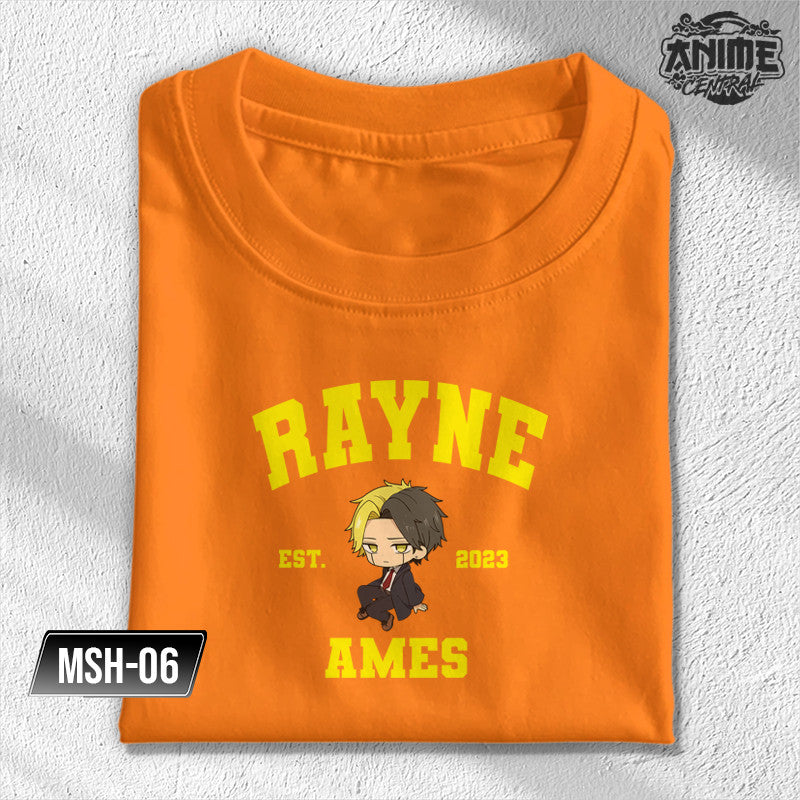 Anime Mashle Magic and Muscles Mash Burnedead, Lance Crown, Dot Barrett Character Design T-shirt