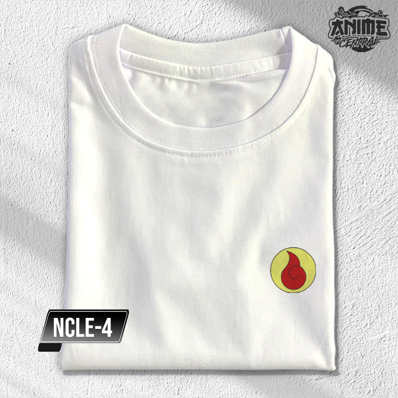 Embroidery Famous Anime Naruto Character Logo Design T-shirt Unisex High quality