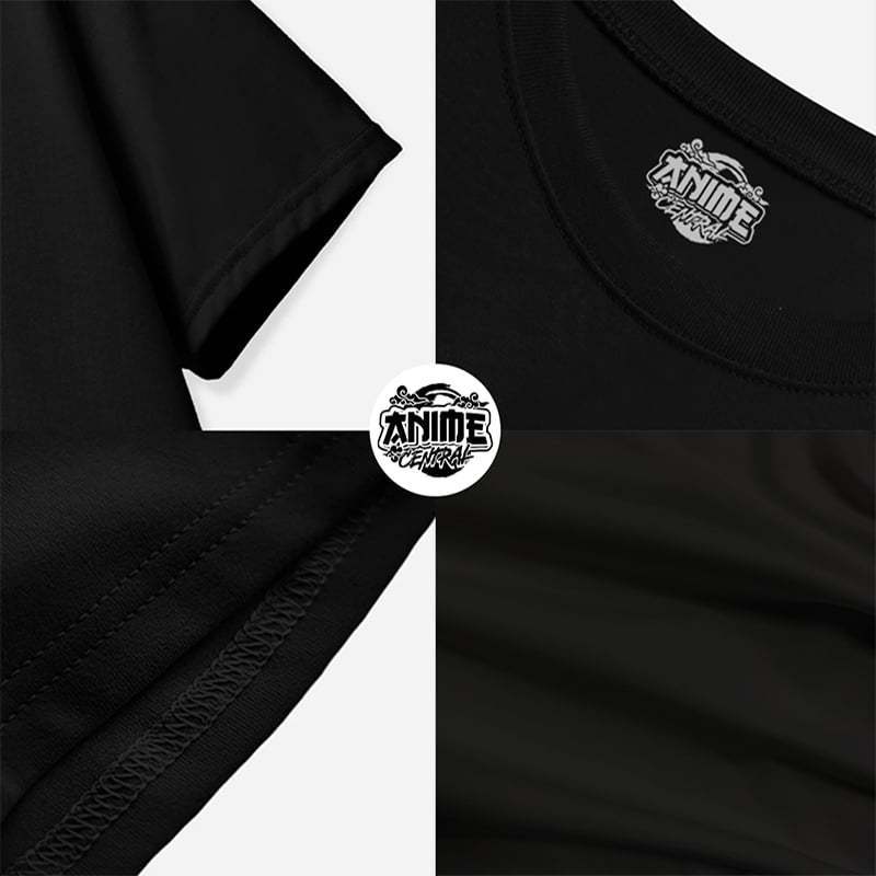 Anime Demon Slayer Water Hashira Giyu Tomioka Design Embroidery T-shirt Unisex High quality