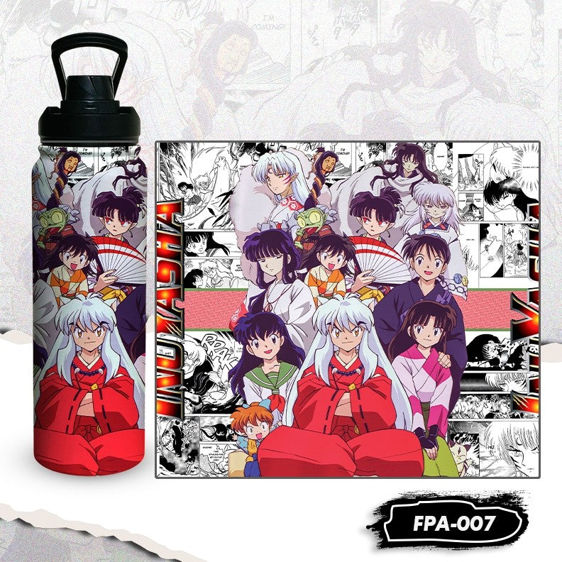 Anime Central One Piece Naruto My Hero Academia Jujutsu Kaisen Stainless Vacuum Tumbler Hot & Cold