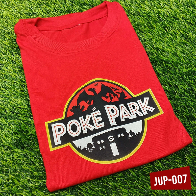 Jurassic Parody Poke Park Pac-man No Wifi Hogwarts Minions Park Saiyanwarior Unisex Cotton T-Shirt