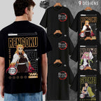 Anime Central Demon Slayer Charater Renguko Mitsuri Gyomei Tomiaka Shinubo Opania Unisex T-Shirt