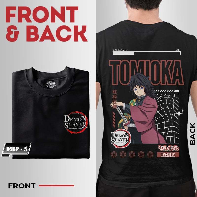 Anime Central Demon Slayer Charater Renguko Mitsuri Gyomei Tomiaka Shinubo Opania Unisex T-Shirt