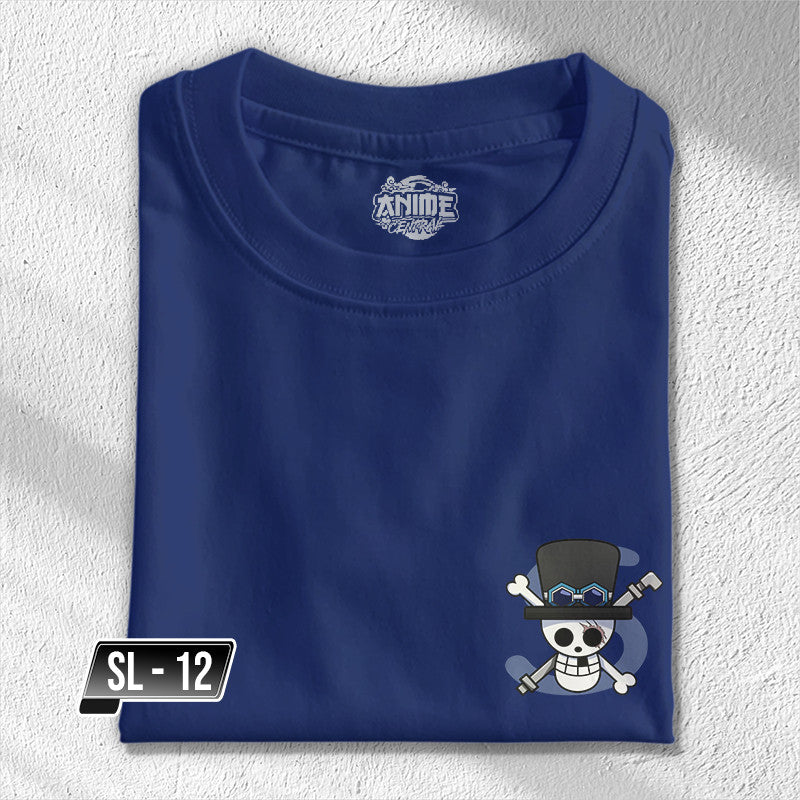 One Piece Strawhat Luffy Zoro Nami Sanji Chopper Brook Pocket Tees TShirt Cotton Unisex