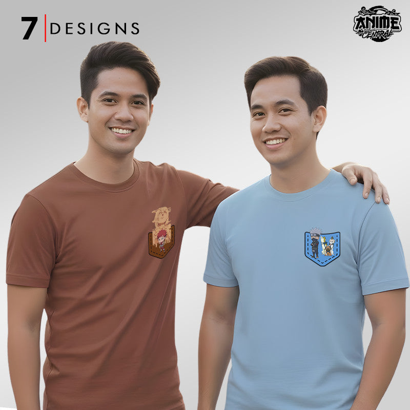 Anime Central New Pocket Collection Naruto Inspired Gaara,Sasuke,Jiraiya,Naruto Design Unisex