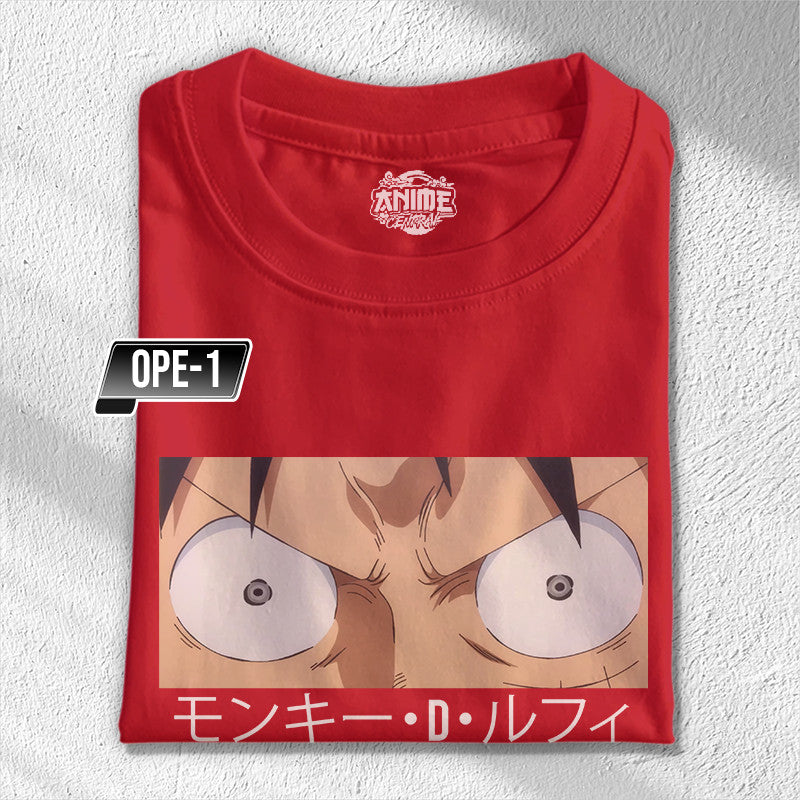 Anime Central One Piece Eyes T-shirt Anime Luffy,Zoro,Sanji,Usopp, Boa and Nami Shirt