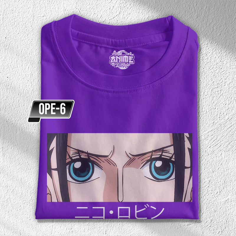 Anime Central One Piece Eyes T-shirt Anime Luffy,Zoro,Sanji,Usopp, Boa and Nami Shirt