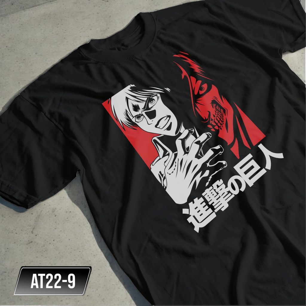 Anime Central Attack on Titan Shirt Anime Fan Shingeki No Kyojin RoundNeck Tees Top Cotton