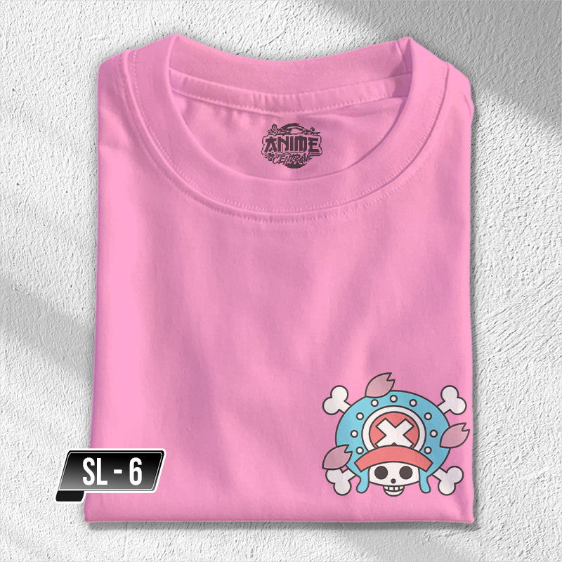 One Piece Strawhat Luffy Zoro Nami Sanji Chopper Brook Pocket Tees TShirt Cotton Unisex