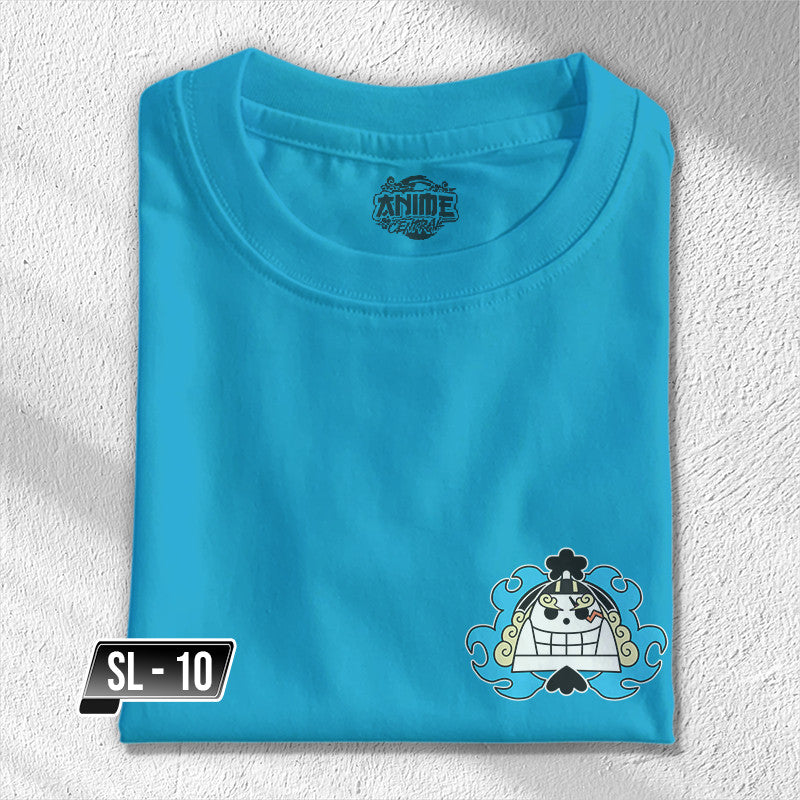 One Piece Strawhat Luffy Zoro Nami Sanji Chopper Brook Pocket Tees TShirt Cotton Unisex