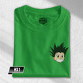 Anime Central Hunter X Hunter Anime Tees Gon Killua Kurapika Leorio Logo Pocket Unisex T-Shirt