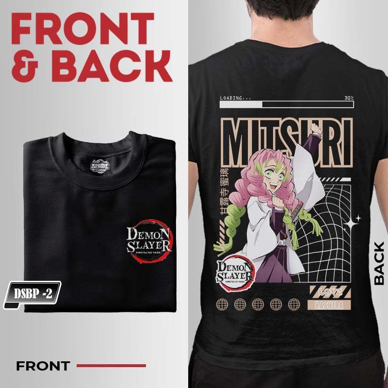 Anime Central Demon Slayer Charater Renguko Mitsuri Gyomei Tomiaka Shinubo Opania Unisex T-Shirt